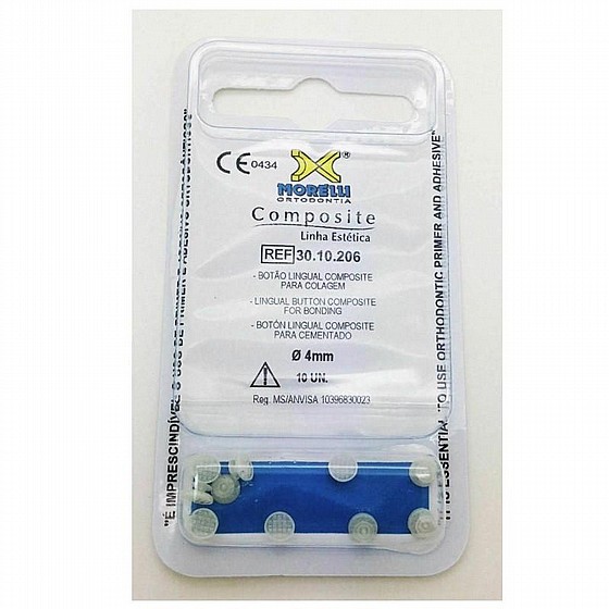 ����� ����� ���� �����  Morelli Orthodontic Dental Transparent Composite Lingual Buttons Aesthetic Treatment