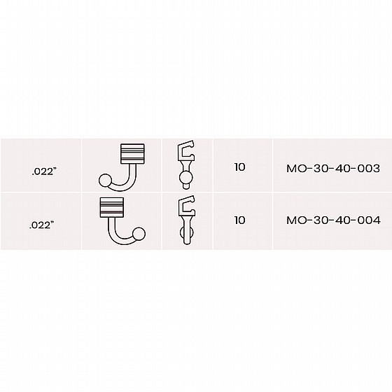 ���� ����������� ������� �� ���� ����� Dental Orthodontic Crimpable Split Hooks Right Special Curved Ball Tip 