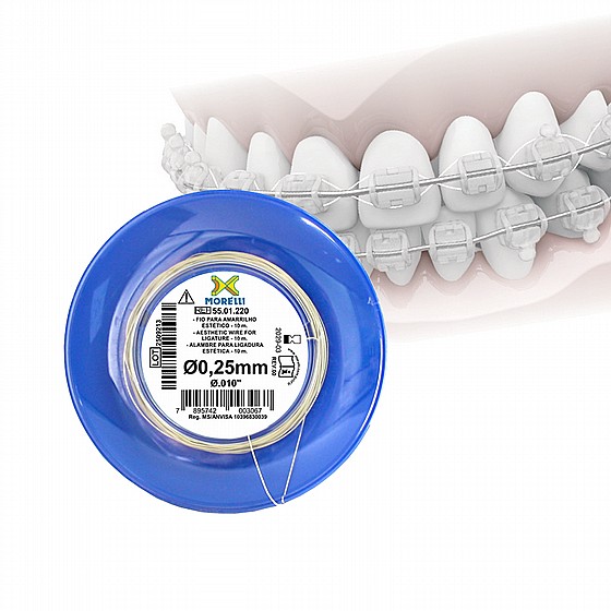 ��� ����������� ����� ��� ����� Morelli Aesthetic Orthodontic Ligature Wires CrNi