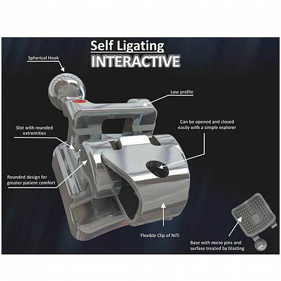 �� ������ ����� Morelli Self Ligating Brackets SLI Kit