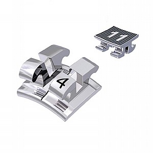 ������ ���� ������� �� �� �� �������� Dentaurum Equilibrium Mini Metal Brackets with hooks 3 & 3,4,5