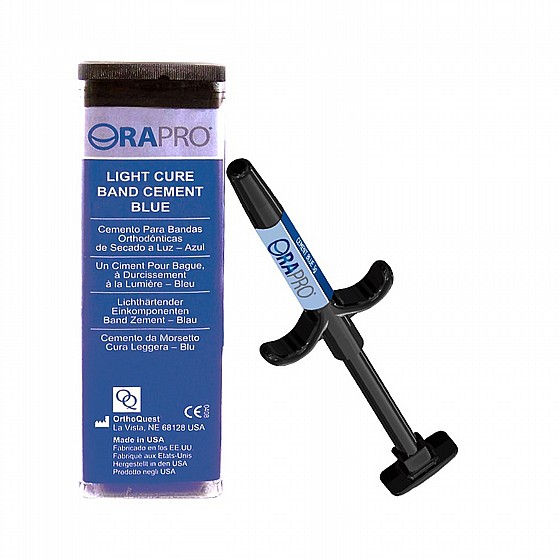 ���� ���� �� �������� 5 ��� ����� OrthoQuest Orthodontic Band Cement Blue Composite 