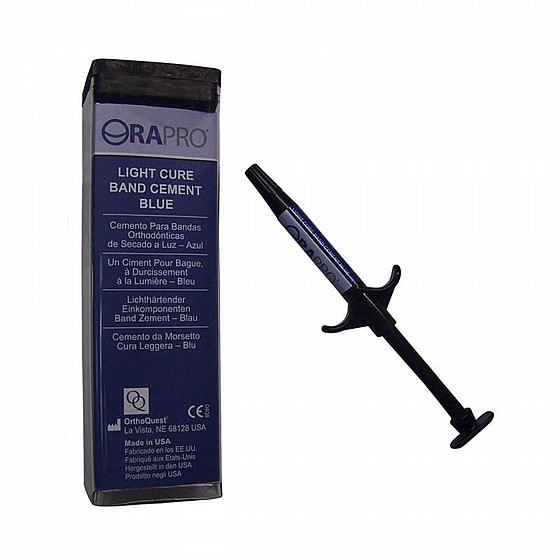 ���� ���� �� �������� 5 ��� ����� OrthoQuest Orthodontic Band Cement Blue Composite 