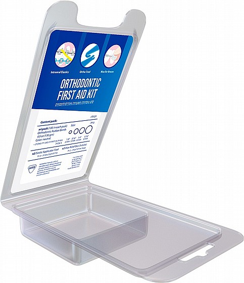 ���� ����������� ����� ������ ���� Orthodontic Emergency First Aid Kit Rubber Bands Wax