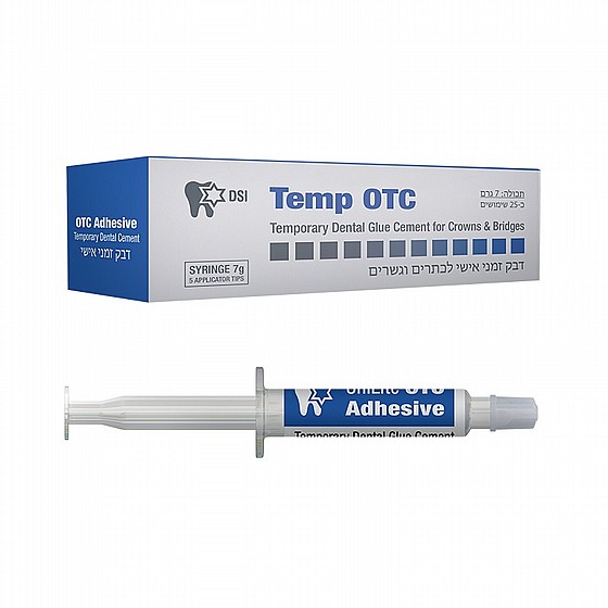 ��� ���� ������ ������ ����� 7 ���  DSI Temp OTC Dental Glue Cement for Crowns & Bridges