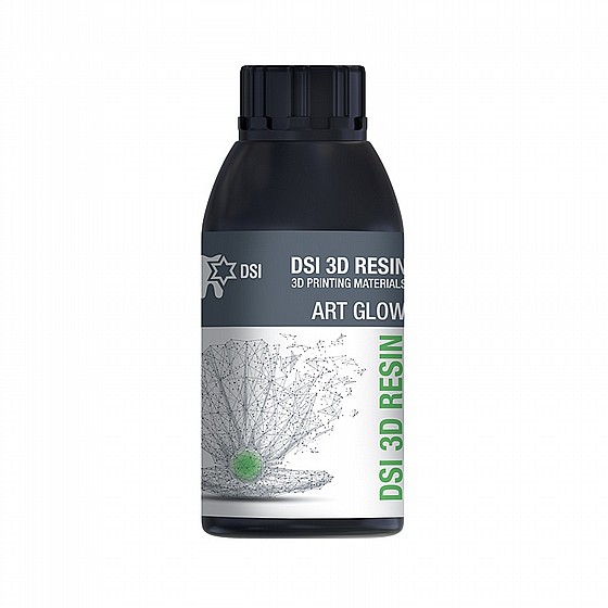 ����� ��� ���� ������� ��� ���� DSI Art Glow 3D Resin Glowing In Dark Green Model LCD & DLP 
