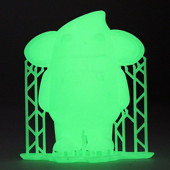 ����� ��� ���� ������� ��� ���� DSI Art Glow 3D Resin Glowing In Dark Green Model LCD & DLP 