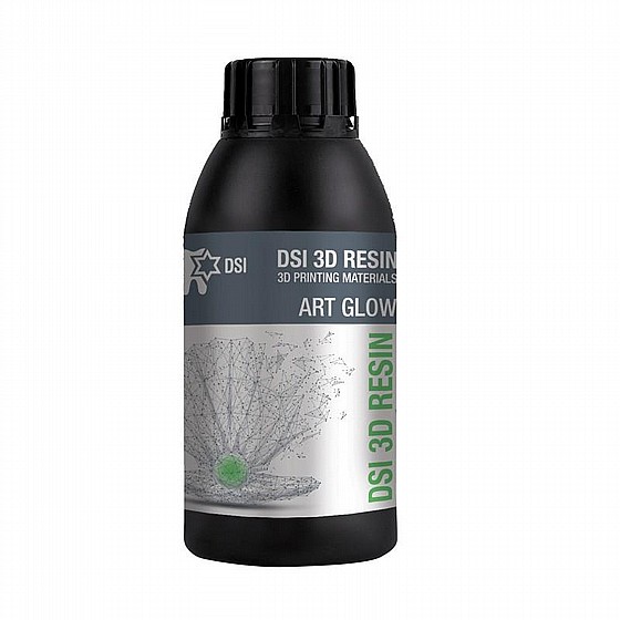 ����� ��� ���� ������� ��� ���� DSI Art Glow 3D Resin Glowing In Dark Green Model LCD & DLP 