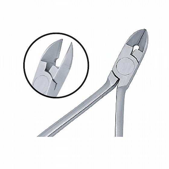 ���� ������� ������� 15 ����� �� ���� ��� 12.5 �"�  OrthoPremium Ligature Pin Cutters Wide Beak 15� Angle 