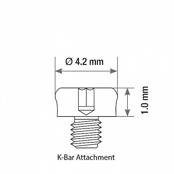 ��� ����� ����� �� DSI K-Bar Attachment Caps, Ring and Housing Basic Kit