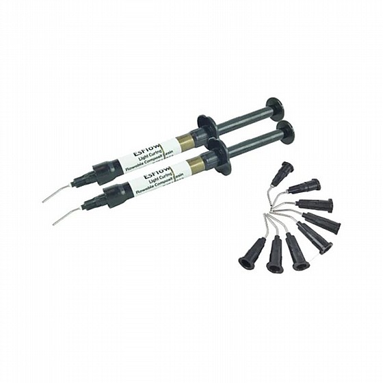�������� ����� ��� ������ �������� ������� ����� 2X2��� ������ Spident EsFlow Light-cured flowable composite resin