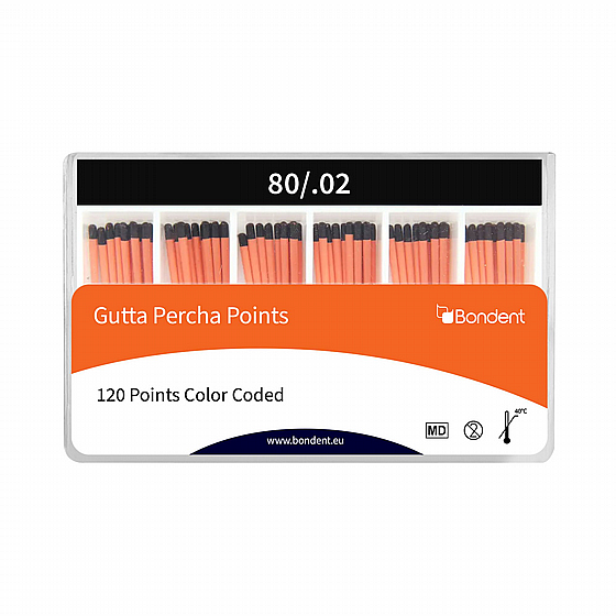 ���� ���� 2% 120 �� ������ UDG Gutta Percha Points