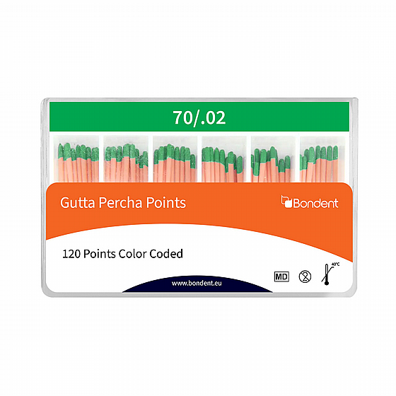 ���� ���� 2% 120 �� ������ UDG Gutta Percha Points