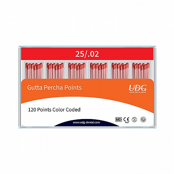 ���� ���� 2% 120 �� ������ UDG Gutta Percha Points