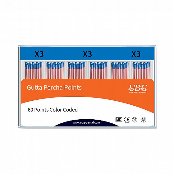���� ���� UDG ��������� ���� 60 �� ������ Gutta Percha Points