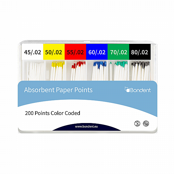 ���� ����  2% 200 �� ������  UDG Absorbent Paper Points