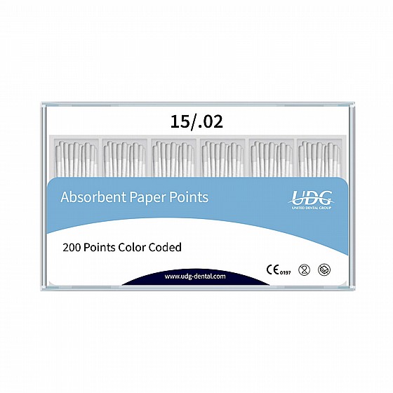 ���� ���� UDG ������ 2% 200 �� ������  Absorbent Paper Points