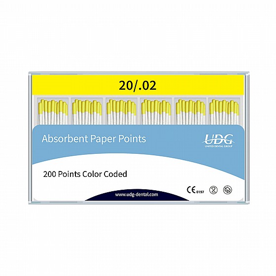 ���� ����  2% 200 �� ������  UDG Absorbent Paper Points