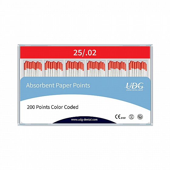 ���� ����  2% 200 �� ������  UDG Absorbent Paper Points