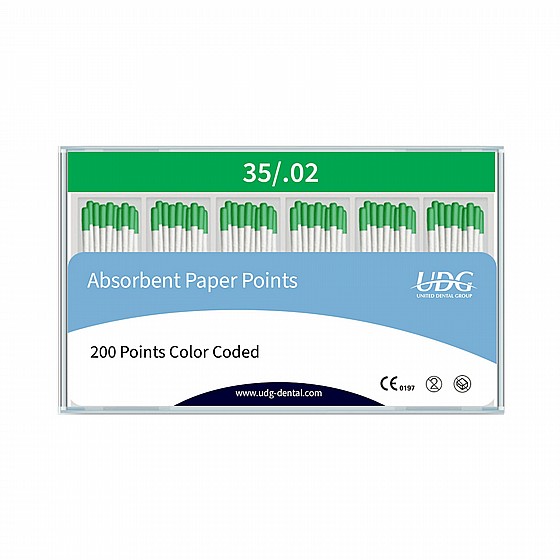 ���� ����  2% 200 �� ������  UDG Absorbent Paper Points