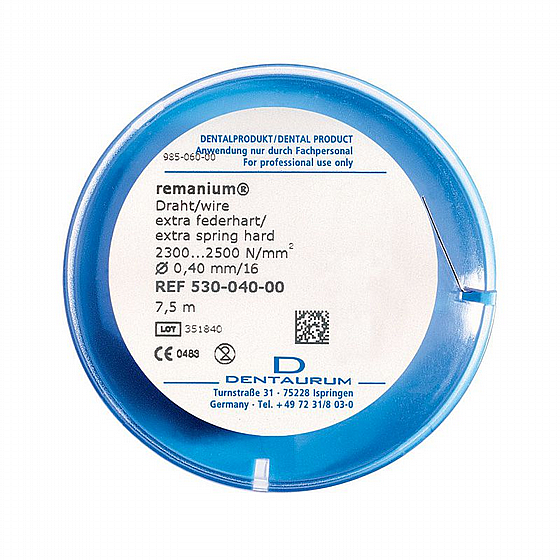 ��� ������� ���� ��� ����� 7.5 ��� ���� Dentaurum Remanium Ligature Wire Round Hard