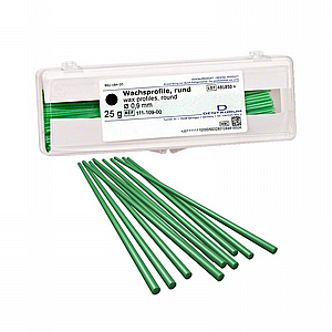 ������� ����� ������ ?0.9 �"�, 25 ��� Dentaurum Wax Model Casting Stick Rod Round