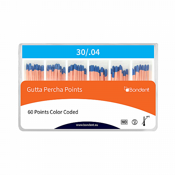 ���� ���� 4% 60 �� ������ UDG Gutta Percha Points