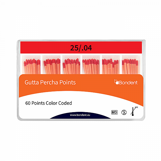 ���� ���� 4% 60 �� ������ UDG Gutta Percha Points
