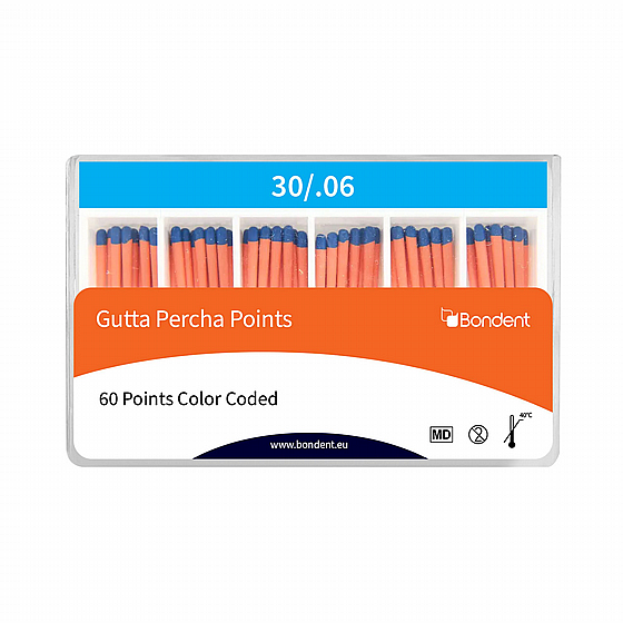 ���� ���� 6% 60 �� ������ UDG Gutta Percha Points