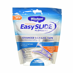 ��� ����� �� ���� 30�� Wisdom Clean Between Easy Slide Flossers � Y Shape