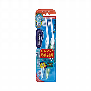 ��� ������ ������ ������-���� Wisdom Ultraflex Medium Toothbrushes