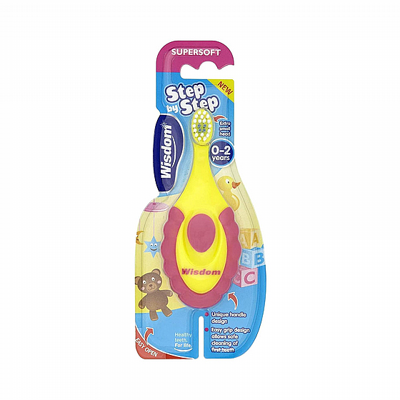 ����� ������ ��� ��� ���� 0-2 Wisdom Kids Step by Step 0-2 Years Toothbrush
