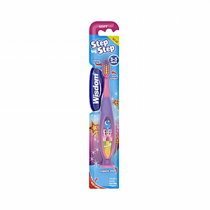 ����� ������ ��� ��� ���� 3-5 Wisdom Kids Step by Step 3-5 Years Toothbrush
