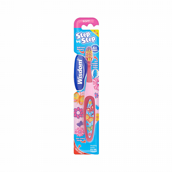 ����� ������ ��� ��� ���� 6+ Wisdom Kids Step by Step 6+ Years Toothbrush