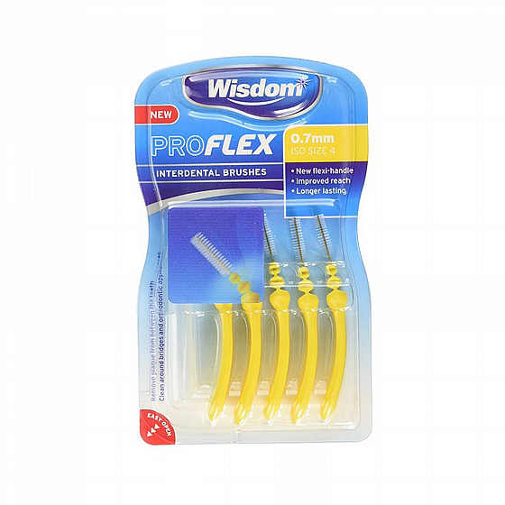 ����� ������ ��� ������� ��� ���� ����� 0.70�"� 5�� Wisdom Pro Flex Interdental Brushs
