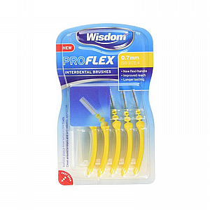 ����� ������ ��� ������� ��� ���� ����� 0.70�"� 5�� Wisdom Pro Flex Interdental Brushs