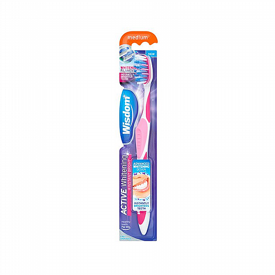 ����� ������ "����� �������" Wisdom Active Whitening Instant Bright Toothbrush