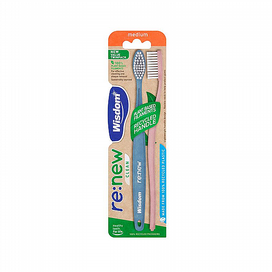 ��� ������ ������ �100% ������ ������ Wisdom re:new Clean Medium Twin pack