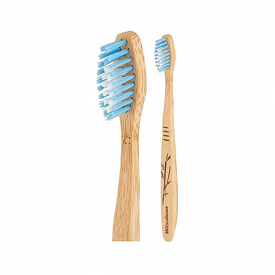����� ������ ������ 100% ���� Wisdom re:new Bamboo Toothbrush