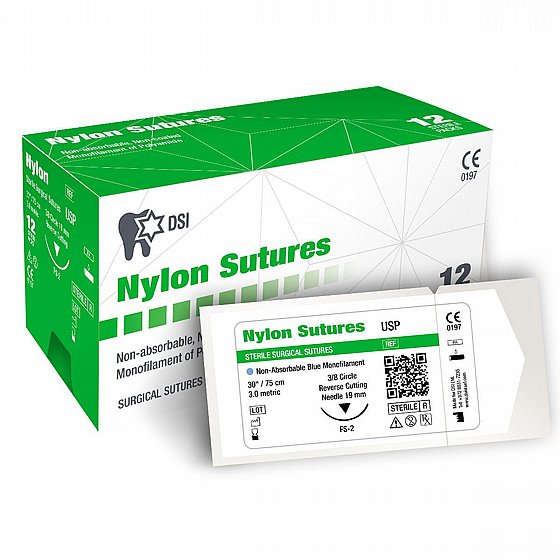 ��� ����� ������ ������ 12 �� ������ DSI NYLON SUTURES