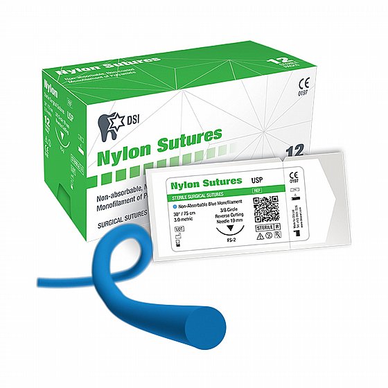 ��� ����� ������ ������ 12 �� ������ DSI NYLON SUTURES