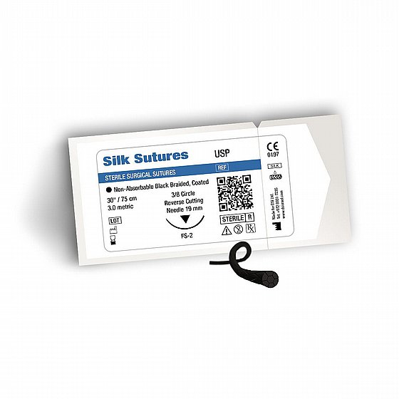 ��� ����� ��� ������ 12 �� ������ DSI SILK SUTURES