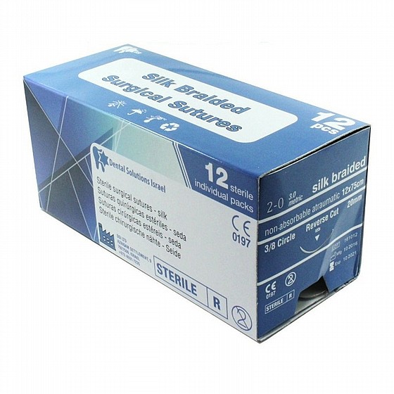 ��� ����� ��� ������ 12 �� ������ DSI SILK SUTURES