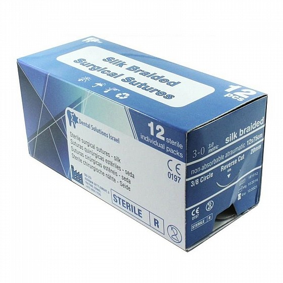 ��� ����� ��� ������ 12 �� ������ DSI SILK SUTURES