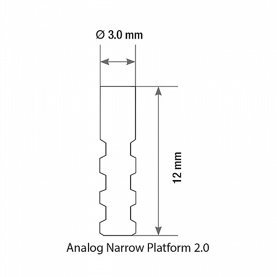 ����� ����� ��� �� ����� 2.00 �"� DSI NARROW ANALOG