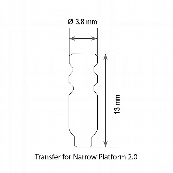 ������ ����� �� ��������� ��� 13 �"� ����� 2.00 �"� DSI IMPRESSION TRANSFER NARROW PLATFORM