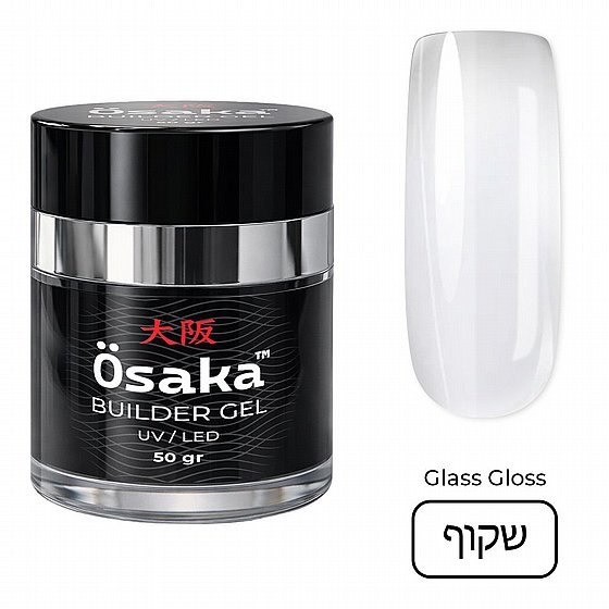 ��� ����� ����� 50 ��� ���� Osaka Builder Gel Glass Gloss 