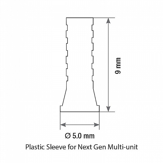 ���� ����� ������ ������ ����� ���� �� DSI PLASTIC SLEEVE FOR NEXT GEN MULTI-UNIT