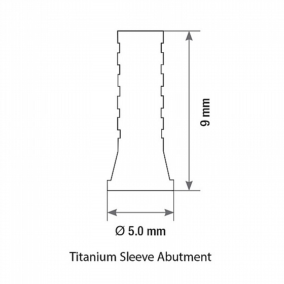 ���� ����� ������� ������ ����� ���� �� DSI TITANIUM SLEEVE FOR NEXT GEN MULTI-UNIT
