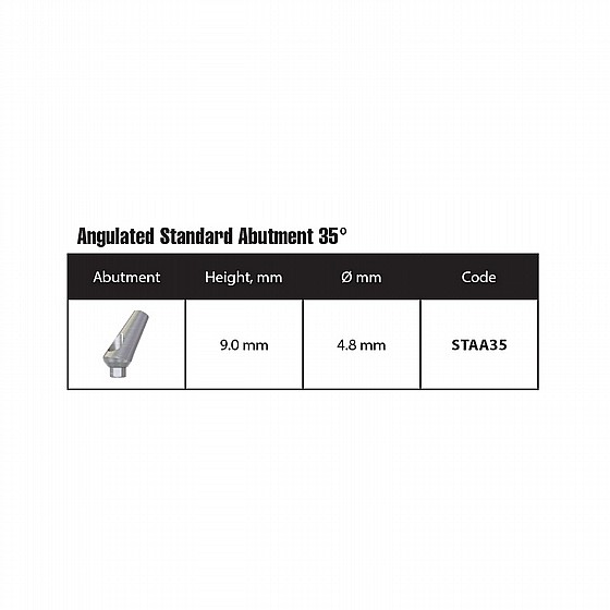���� ������ 35� ����� 2.42 �"� DSI ANGULATED ABUTMENT